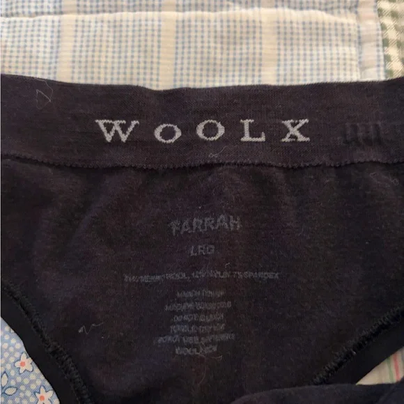 Woolx Farrah Thong Underwear, Size Large - Picture 2 of 3